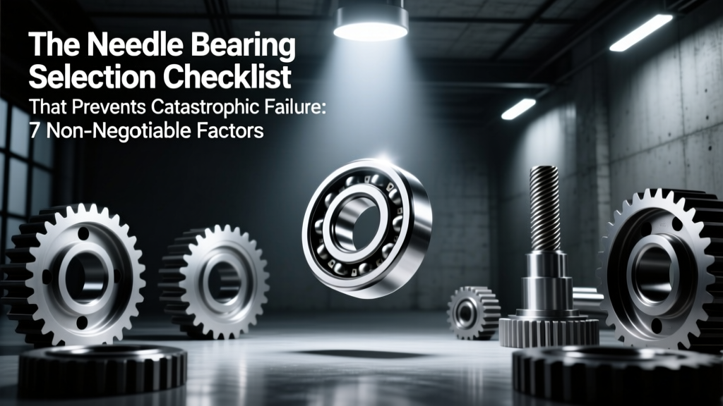 The Needle Bearing Selection Checklist That Prevents Catastrophic Failure: 7 Non-Negotiable Factors (Flow, Pressure, Material, Environment, Load Dynamics, Lubrication Pathways & Regulatory Compliance) Every Engineer Overlooks — Until It’s Too Late