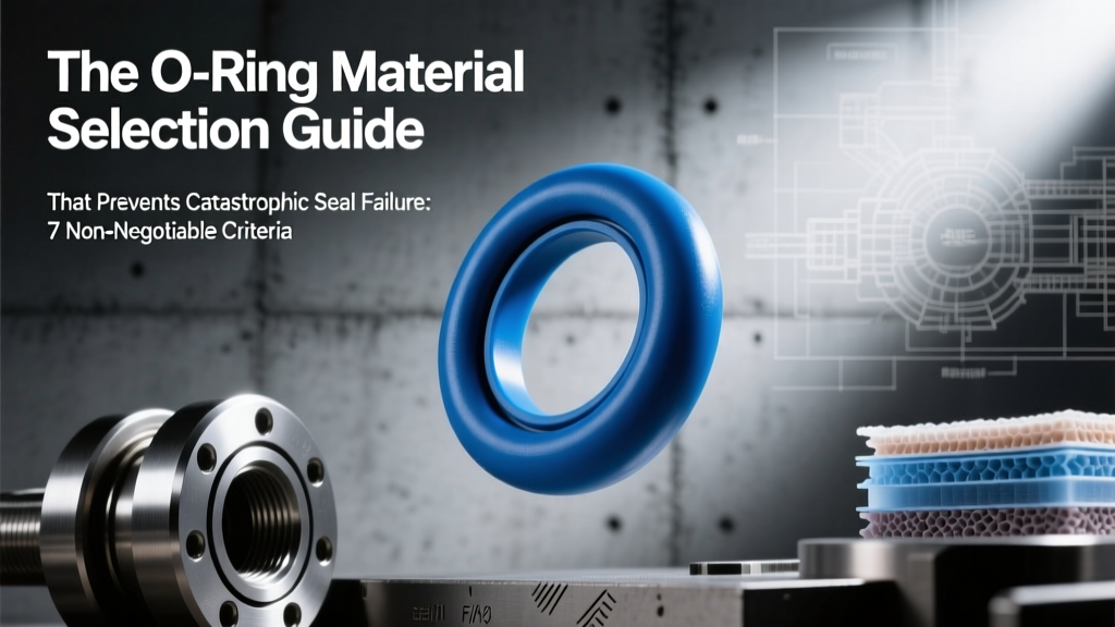 The O-Ring Material Selection Guide That Prevents Catastrophic Seal Failure: 7 Non-Negotiable Criteria (Fluid Compatibility, Temp, Pressure, Environment) + Real-World Failure Forensics from API 682 Seal Audits