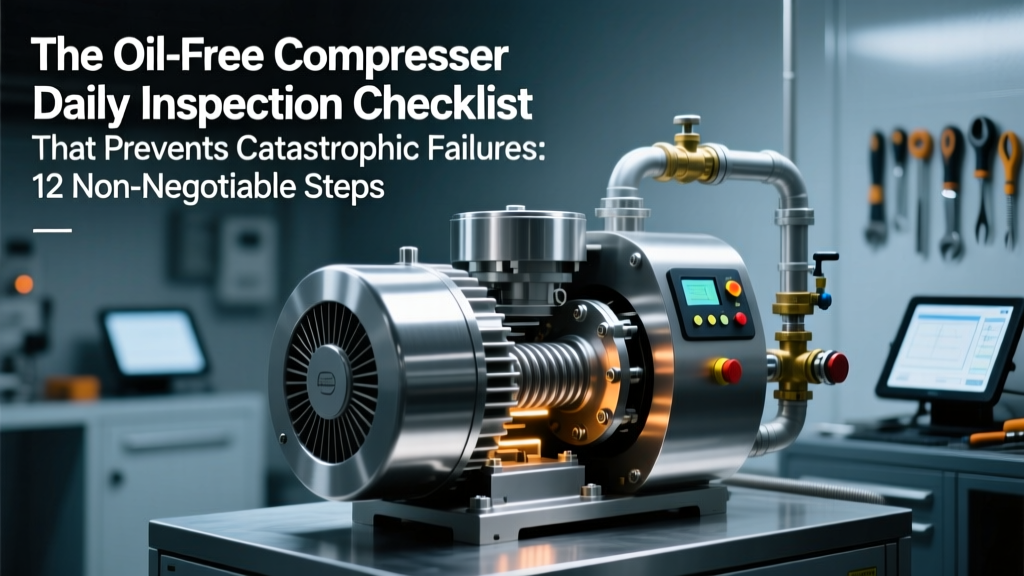 The Oil-Free Compressor Daily Inspection Checklist That Prevents Catastrophic Failures: 12 Non-Negotiable Visual, Parameter, Leak & Record Checks (Backed by ISO 8573 & OSHA Guidelines)