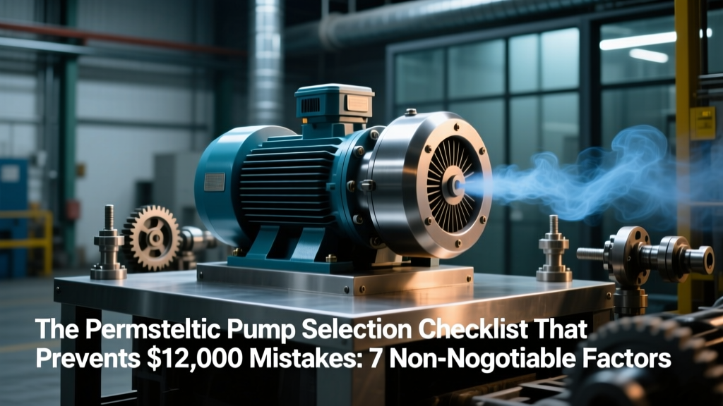 The Peristaltic Pump Selection Checklist That Prevents $12,000 Mistakes: 7 Non-Negotiable Factors (Flow, Pressure, Tubing Life, Chemical Compatibility, NPSH Margin, Ambient Temp, and IP Rating) Most Engineers Overlook Until Failure Occurs