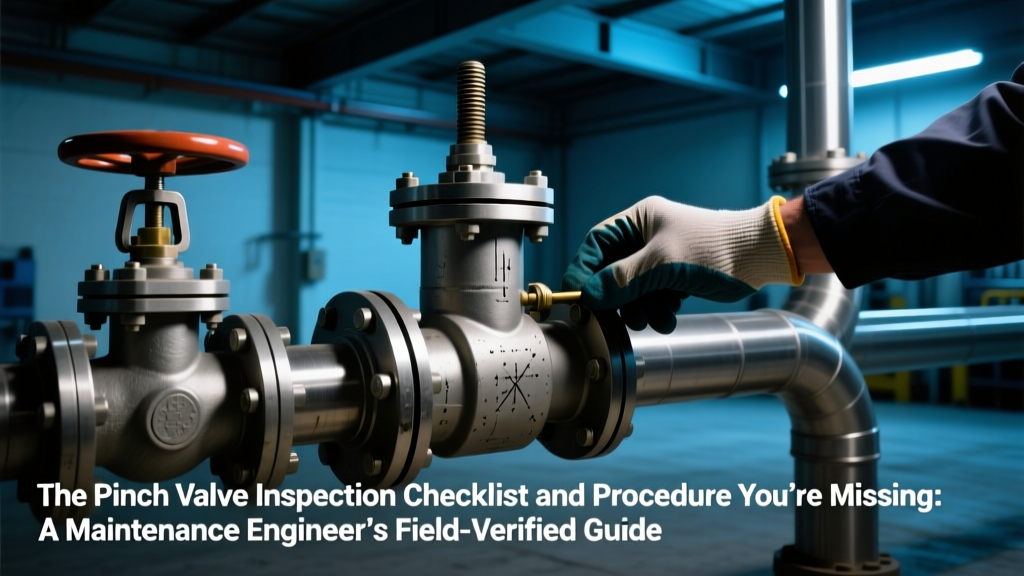 The Pinch Valve Inspection Checklist and Procedure You’re Missing: A Maintenance Engineer’s Field-Validated, Step-by-Step Guide to Preventing 73% of Premature Failures (Visual Checks, Critical Dimension Measurements & ISO 5211-Compliant Documentation)