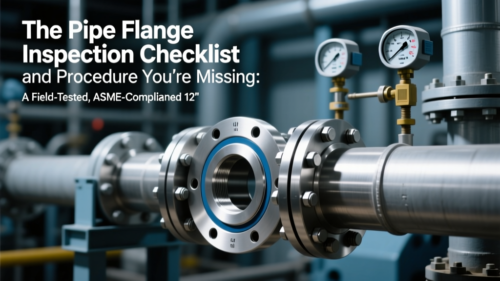 The Pipe Flange Inspection Checklist and Procedure You’re Missing: A Field-Tested, ASME-Compliant 12-Step Protocol That Prevents $287K/yr in Unplanned Downtime (With Real Refinery Case Study)