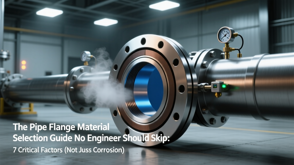 The Pipe Flange Material Selection Guide No Engineer Should Skip: 7 Critical Factors (Not Just Corrosion!) That Prevent Catastrophic Gasket Failure, Thermal Fatigue, and Code Violations in Real-World Piping Systems