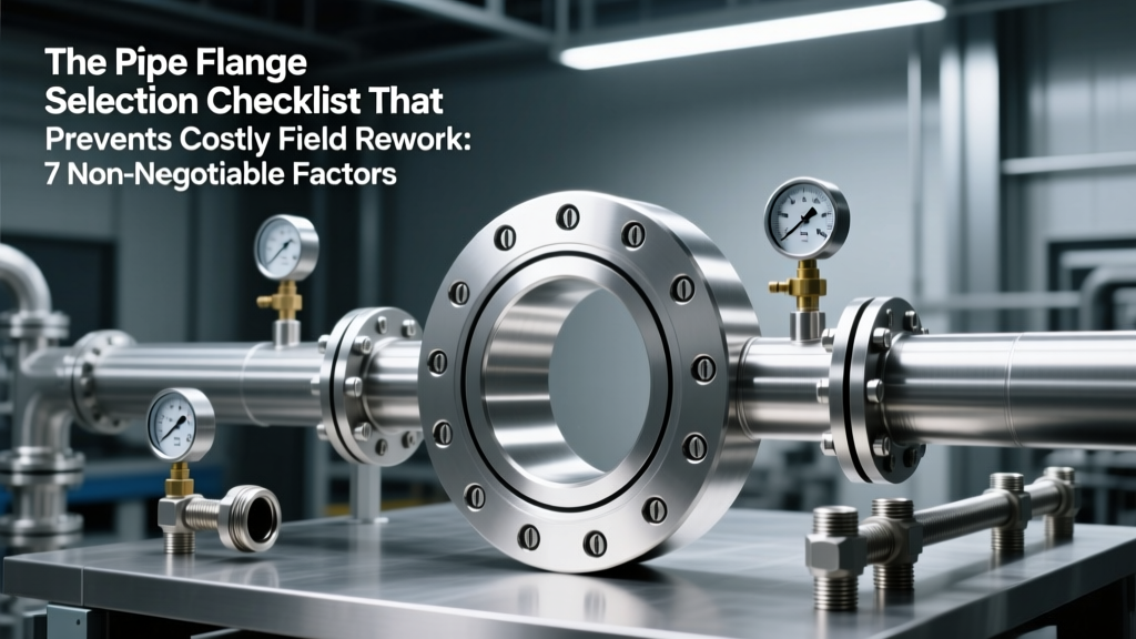 The Pipe Flange Selection Checklist That Prevents Costly Field Rework: 7 Non-Negotiable Factors (Including ASME B31.3 Pressure Derating & Real-World Material Failure Scenarios)