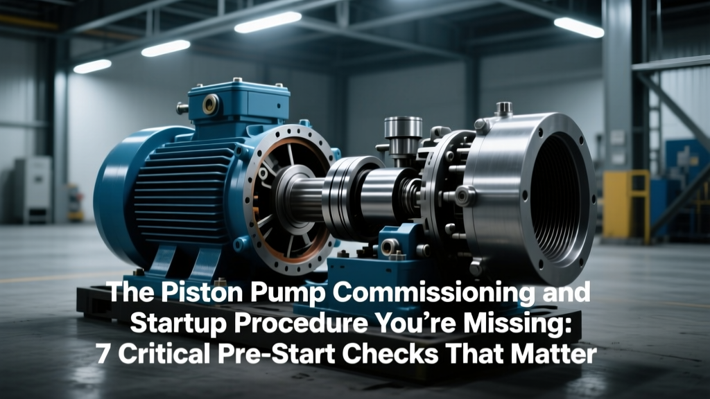 The Piston Pump Commissioning and Startup Procedure You’re Missing: 7 Critical Pre-Start Checks That Prevent 92% of Early-Life Failures (Step-by-Step Guide with NPSH Validation & Real-World Curve Matching)