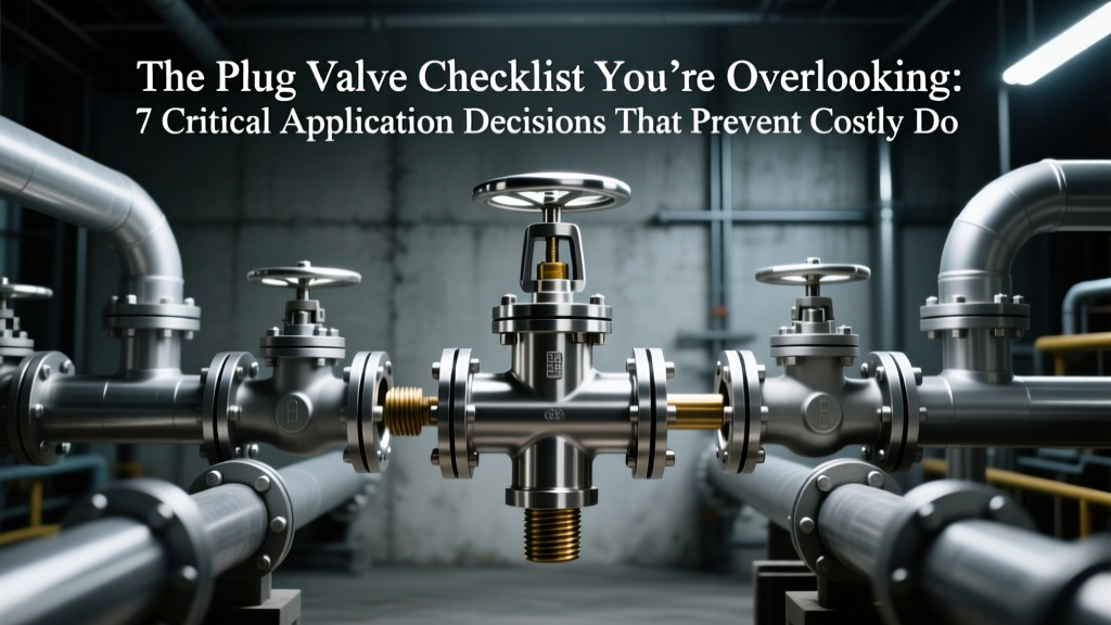 The Plug Valve Checklist You’re Overlooking: 7 Critical Application Decisions That Prevent Costly Downtime in Water Treatment Plants, Wastewater Processing, Desalination, and Distribution Systems
