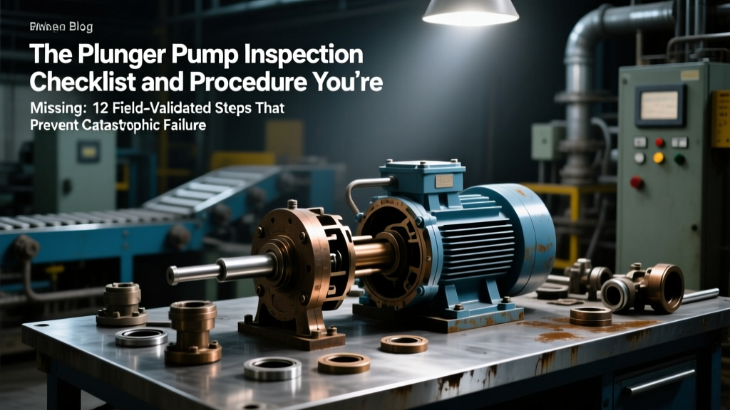 The Plunger Pump Inspection Checklist and Procedure You’re Missing: 12 Field-Validated Steps That Prevent 73% of Catastrophic Seal Failures (With Real NPSH Margin Calculations & Documentation Templates)