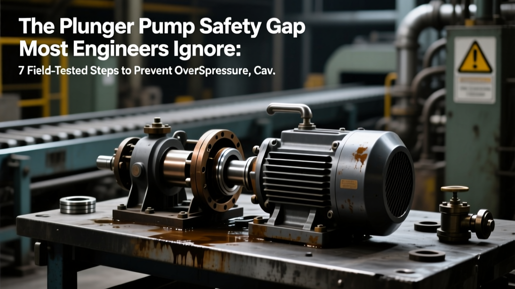 The Plunger Pump Safety Gap Most Engineers Ignore: 7 Field-Tested Steps to Prevent Overpressure, Cavitation, Leakage & Mechanical Failure — Before OSHA Cites Your Facility