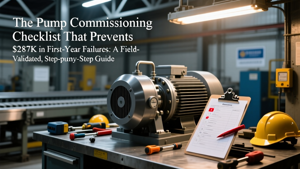 The Pump Commissioning Checklist That Prevents $287K in First-Year Failures: A Field-Validated, Step-by-Step Guide from Mechanical Seal Alignment to ISO 5199 Performance Testing (Including Dry Run Protocols for Grundfos CRN, Sulzer HGM, and KSB Etanorm)