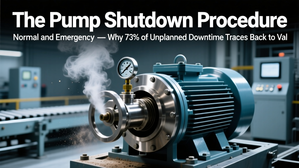 The Pump Shutdown Procedure: Normal and Emergency — Why 73% of Unplanned Downtime Traces Back to Valve Sequencing Errors (and How to Fix It in 4 Phases)