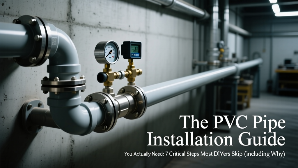 The PVC Pipe Installation Guide You Actually Need: 7 Critical Steps Most DIYers Skip (Including Why Electrical Wiring Belongs in Your Piping Commissioning Plan — Not as an Afterthought)