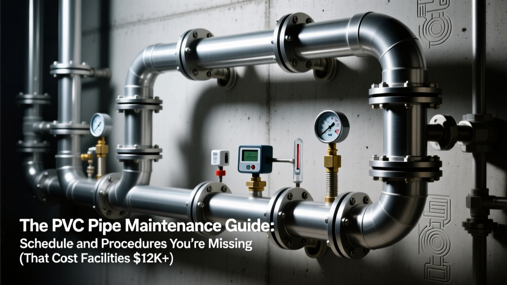 The PVC Pipe Maintenance Guide: Schedule and Procedures You’re Missing (That Cost Facilities $12K+ Annually in Unplanned Downtime and Emergency Repairs)