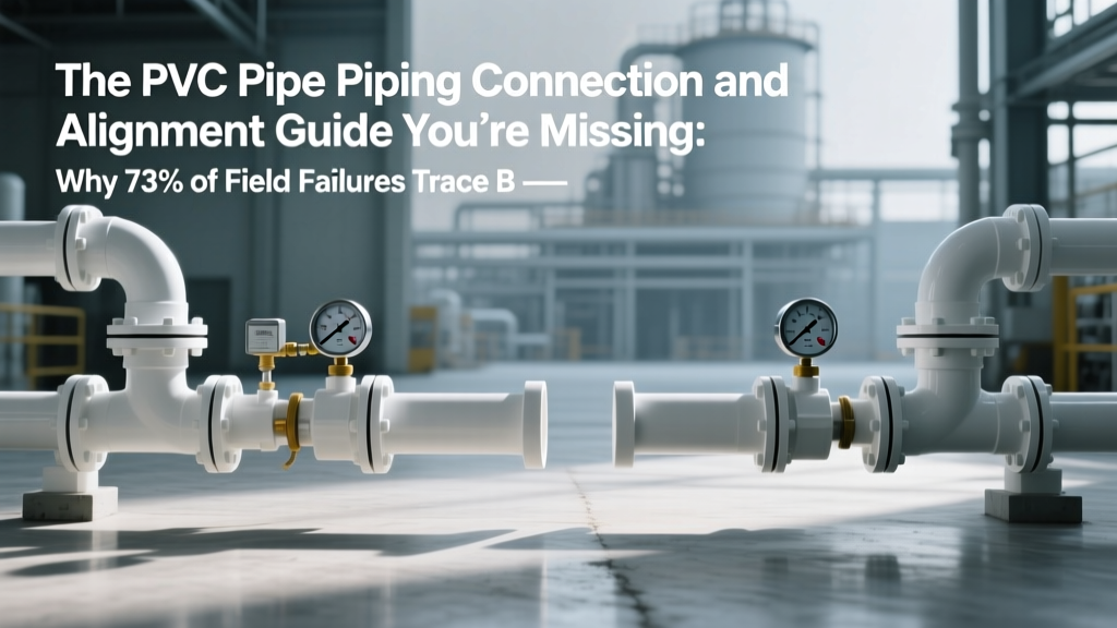 The PVC Pipe Piping Connection and Alignment Guide You’re Missing: Why 73% of Field Failures Trace Back to Misaligned Solvent Welds & Over-Torqued Flanges (Not Material Defects)