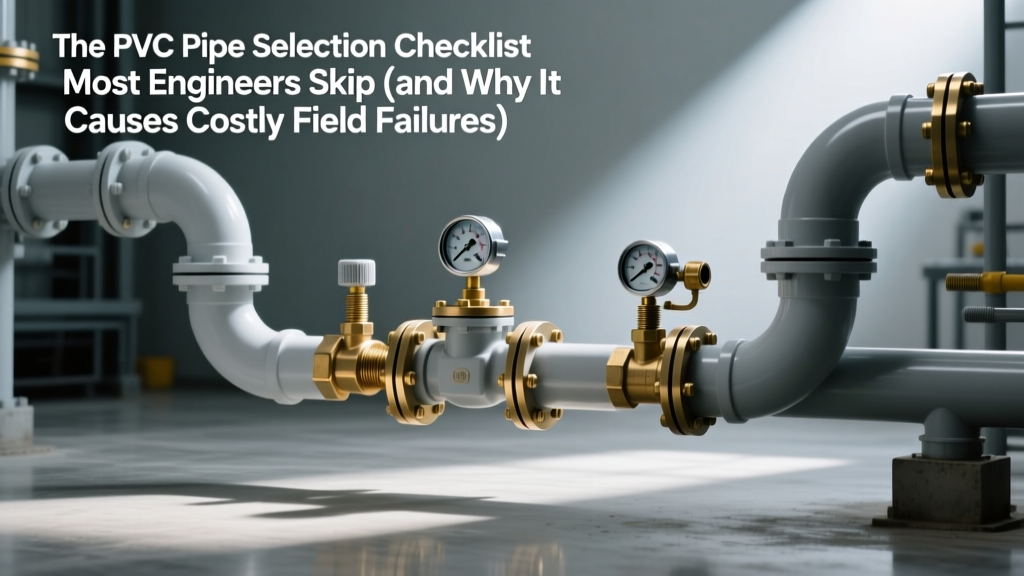 The PVC Pipe Selection Checklist Most Engineers Skip (and Why It Causes Costly Field Failures): Flow, Pressure, Chemical Compatibility, UV Exposure, and Thermal Expansion—All in One Decision Matrix
