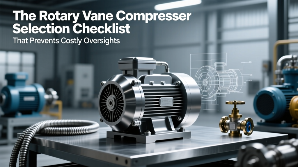 The Rotary Vane Compressor Selection Checklist That Prevents Costly Oversights: 7 Non-Negotiable Engineering Criteria (Including Flow Mismatch Fixes, Pressure Drop Traps, and Material Failure Scenarios You’re Ignoring)