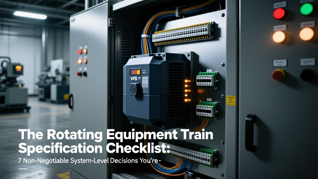 The Rotating Equipment Train Specification Checklist: 7 Non-Negotiable System-Level Decisions You’re Overlooking (Driver Sizing, Gearbox Interface, Coupling Alignment, Baseplate Rigidity, Thermal Growth, Torsional Resonance, and Control Integration)