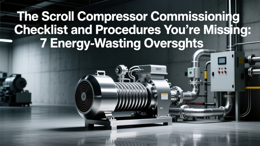 The Scroll Compressor Commissioning Checklist and Procedures You’re Missing: 7 Energy-Wasting Oversights That Slash Efficiency by 12–23% (Field-Tested, ISO 5149 & AHRI 1060 Compliant)
