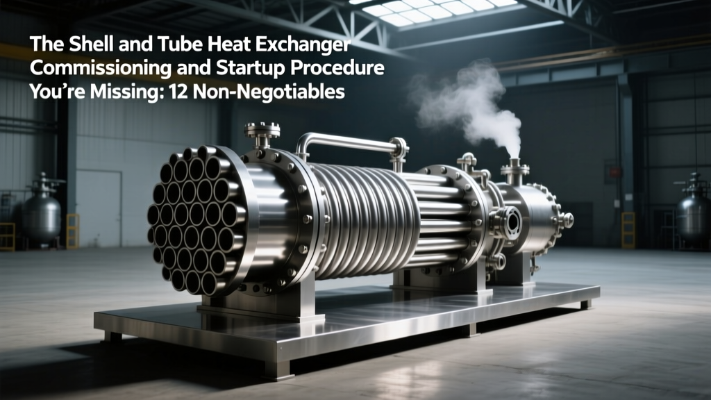 The Shell and Tube Heat Exchanger Commissioning and Startup Procedure You’re Missing: 12 Non-Negotiable Steps (Backed by TEMA & API RP 500) That Prevent Thermal Shock, Tube Bundle Failure, and $287K in Unplanned Downtime