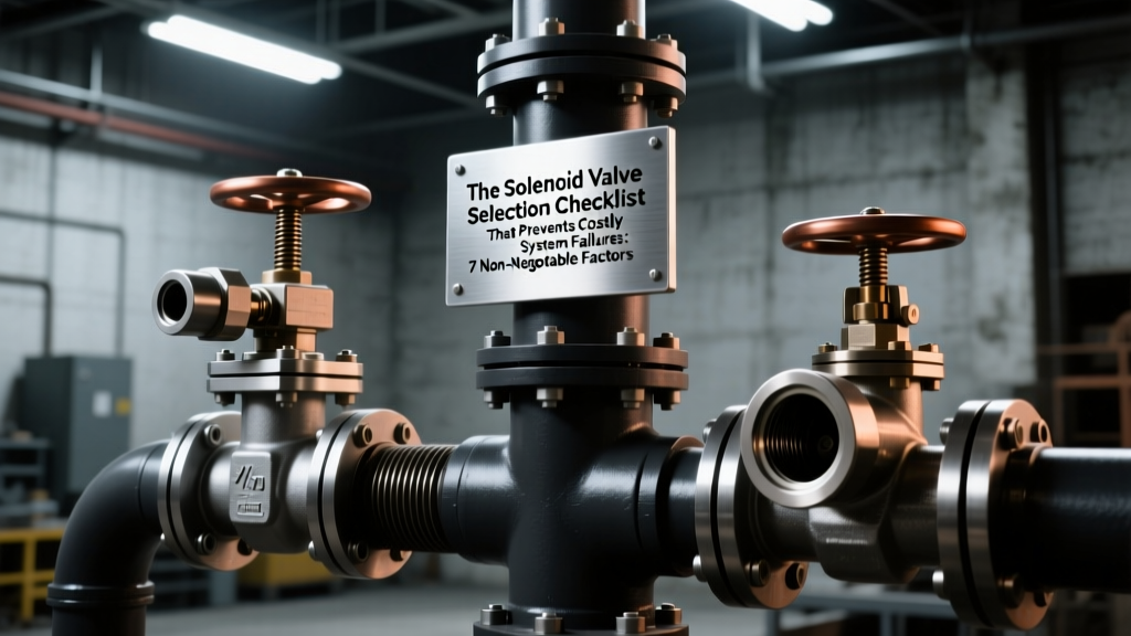 The Solenoid Valve Selection Checklist That Prevents Costly System Failures: 7 Non-Negotiable Factors Engineers Overlook (Flow, Pressure, Materials, Environment, Voltage, Response Time & Certifications)