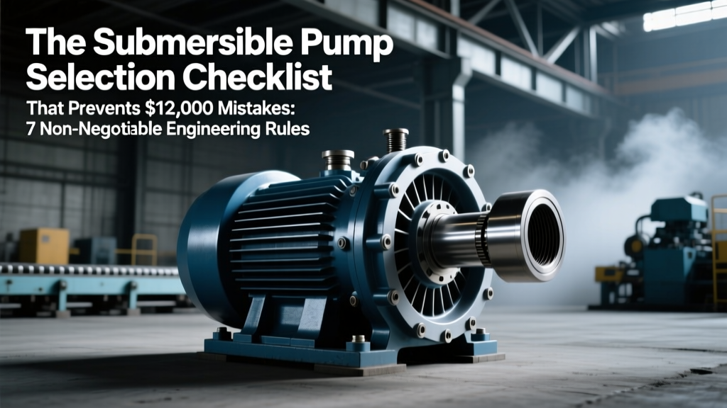 The Submersible Pump Selection Checklist That Prevents $12,000 Mistakes: 7 Non-Negotiable Engineering Checks (Flow, NPSH, Material Corrosion, Motor Insulation Class, and More) You’re Skipping Right Now