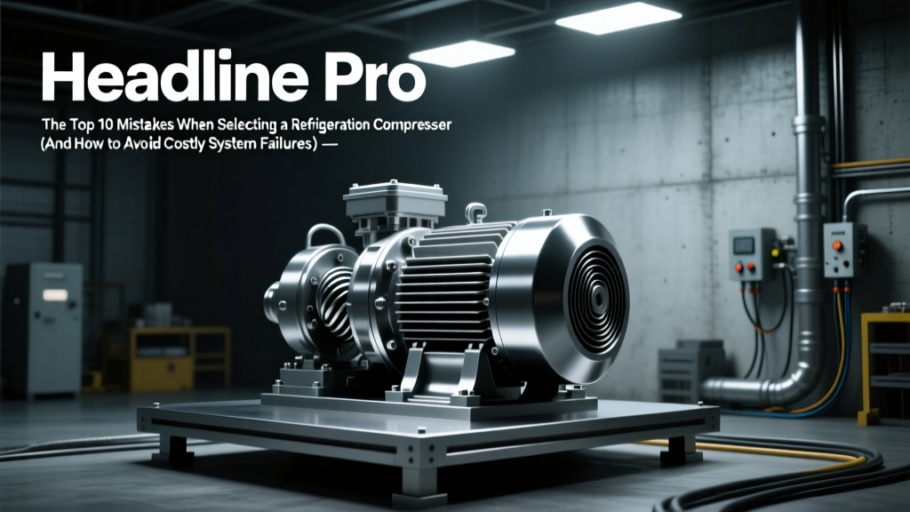 The Top 10 Mistakes When Selecting a Refrigeration Compressor (And How to Avoid Costly System Failures): A Field-Engineer’s Decision Checklist for Food Processing, Pharma Cold Rooms & Industrial Chillers
