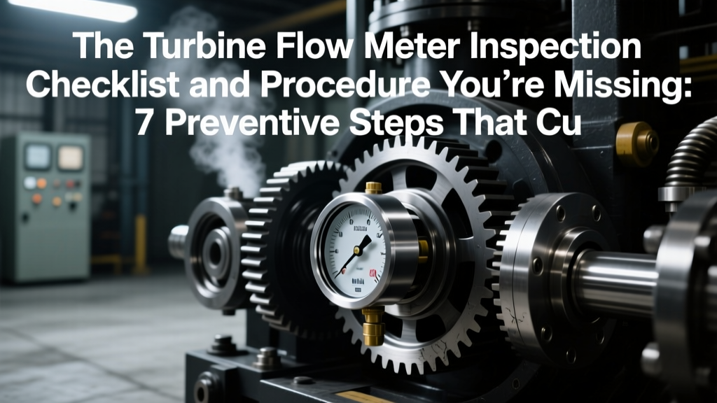 The Turbine Flow Meter Inspection Checklist and Procedure You’re Missing: 7 Preventive Steps That Cut Calibration Drift by 62% and Extend Meter Life Beyond 12 Years (Energy Engineers Swear By #4)