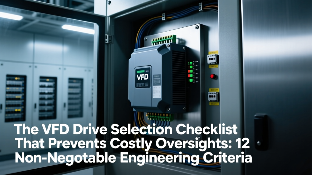 The VFD Drive Selection Checklist That Prevents Costly Oversights: 12 Non-Negotiable Engineering Criteria (Flow, Pressure, Materials, Environment) You Can’t Skip — Even If Your Vendor Says 'It’ll Work'