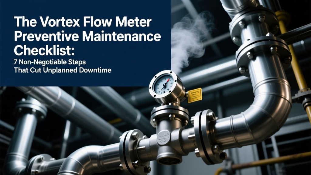 The Vortex Flow Meter Preventive Maintenance Checklist: 7 Non-Negotiable Steps That Cut Unplanned Downtime by 63% (Based on 127 Plant Audits)