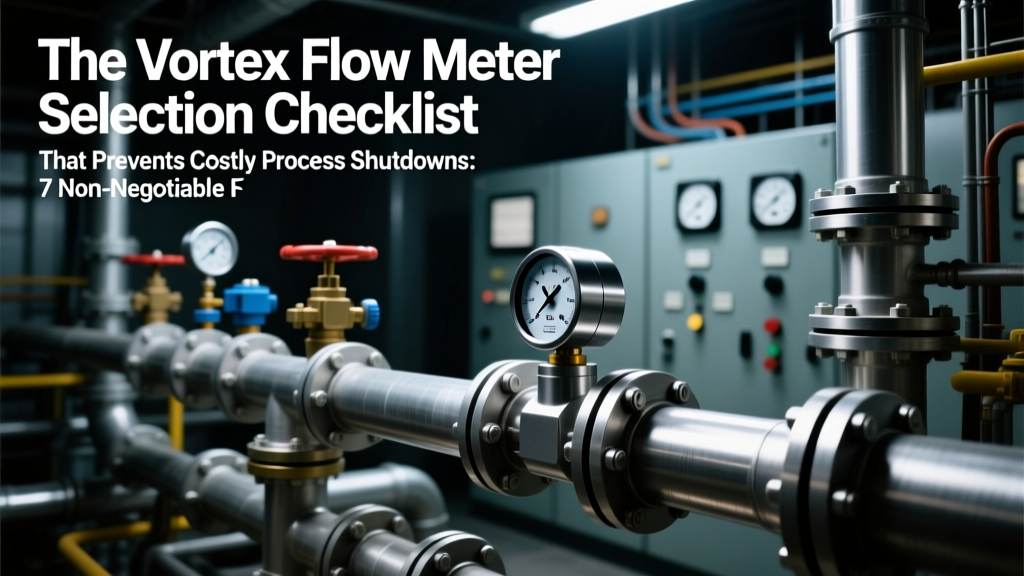 The Vortex Flow Meter Selection Checklist That Prevents Costly Process Shutdowns: 7 Non-Negotiable Factors (Including Pressure Safety Margins, Wetted Material Compliance, and API RP 14E Erosion Limits) Every Engineer Overlooks