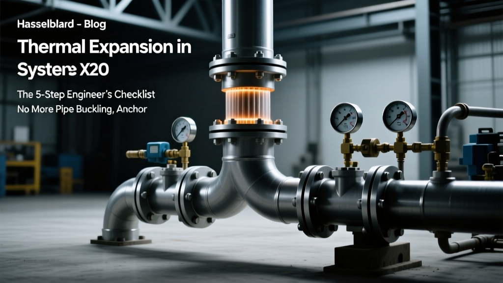 Thermal Expansion in Piping Systems: The 5-Step Engineer’s Checklist (No More Pipe Buckling, Anchor Failure, or Costly Reruns — Just Accurate, ASME-Compliant Calculations Every Time)