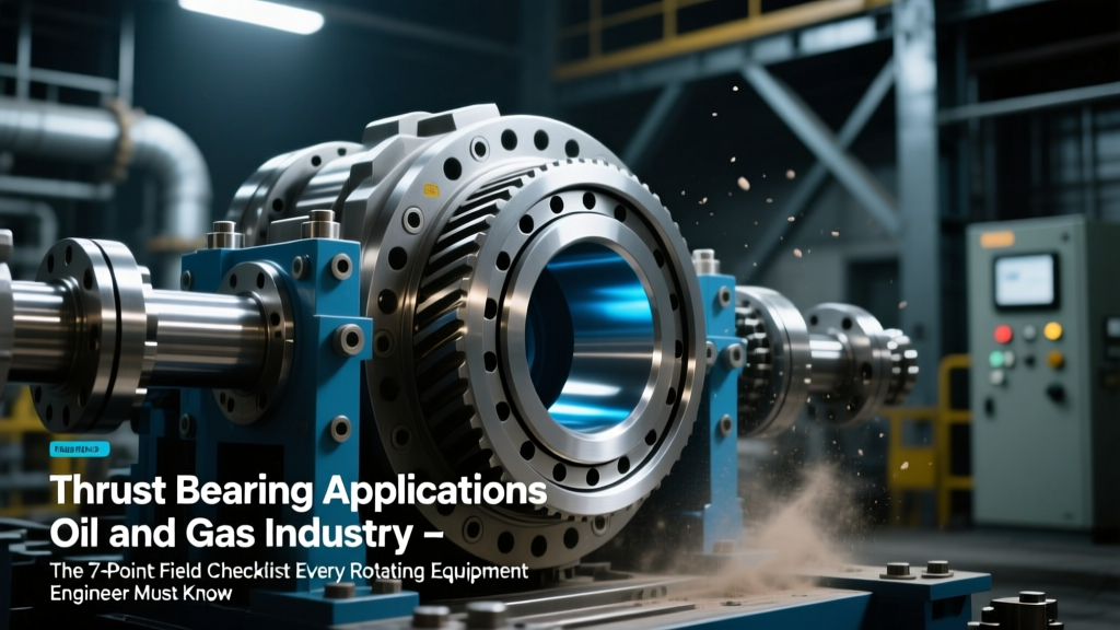 Thrust Bearing Applications in Oil and Gas Industry: The 7-Point Field Checklist Every Rotating Equipment Engineer Uses to Prevent Catastrophic Axial Failure (Upstream to Pipeline)
