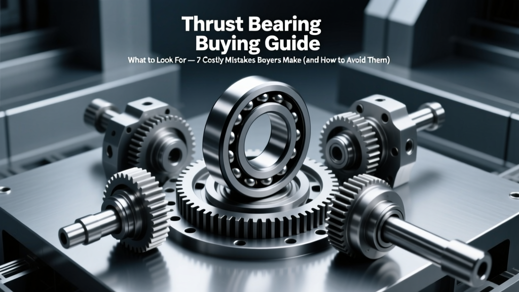 Thrust Bearing Buying Guide: What to Look For — 7 Costly Mistakes Buyers Make (and How to Avoid Them Before You Sign the PO)