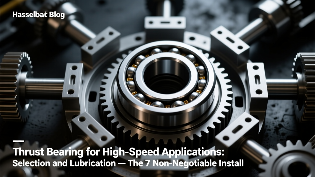 Thrust Bearing for High-Speed Applications: Selection and Lubrication — The 7 Non-Negotiable Installation & Commissioning Checks You’re Skipping (and Why They Cause 68% of Premature Failures)