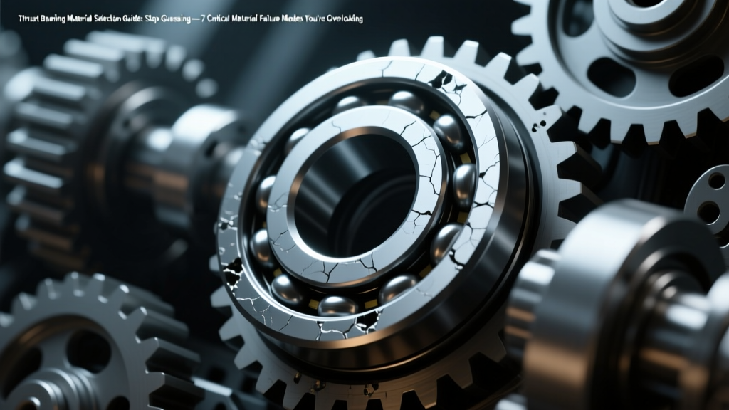 Thrust Bearing Material Selection Guide: Stop Guessing — 7 Critical Material Failure Modes You’re Overlooking (Fluid Compatibility, Temp, Pressure & Environment Explained with Real ISO 281 Life Calculations)