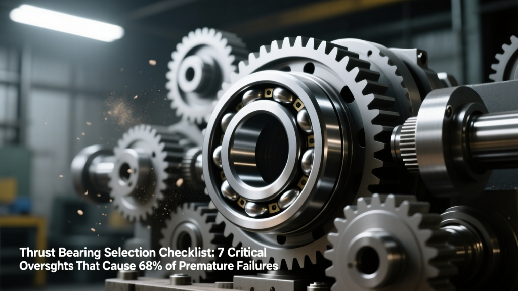 Thrust Bearing Selection Checklist: 7 Critical Oversights That Cause 68% of Premature Failures (and How to Avoid Them Before You Specify)