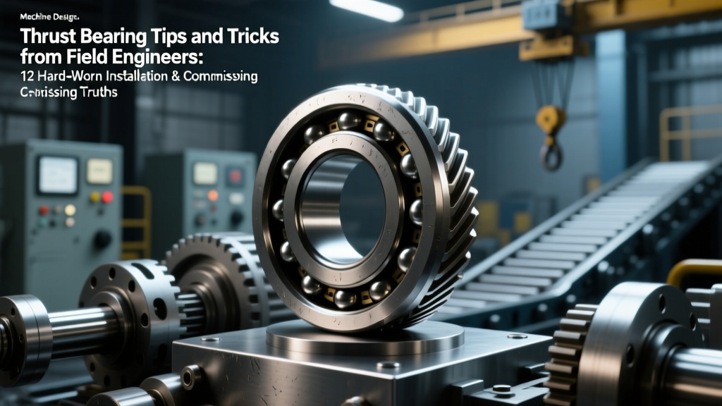 Thrust Bearing Tips and Tricks from Field Engineers: 12 Hard-Won Installation & Commissioning Truths That Prevent 92% of Early Failures (No Fluff, Just What We Wrote in Our Field Logs)