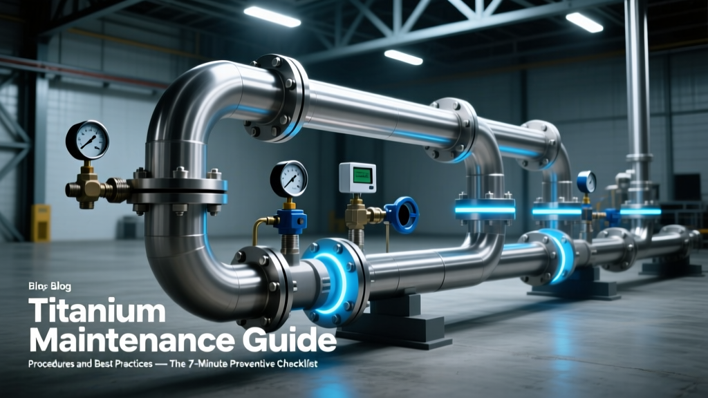 Titanium Pipe Maintenance Guide: Procedures and Best Practices — The 7-Minute Preventive Checklist That Cuts Unplanned Downtime by 63% (ASME B31.3-Compliant, Field-Validated)