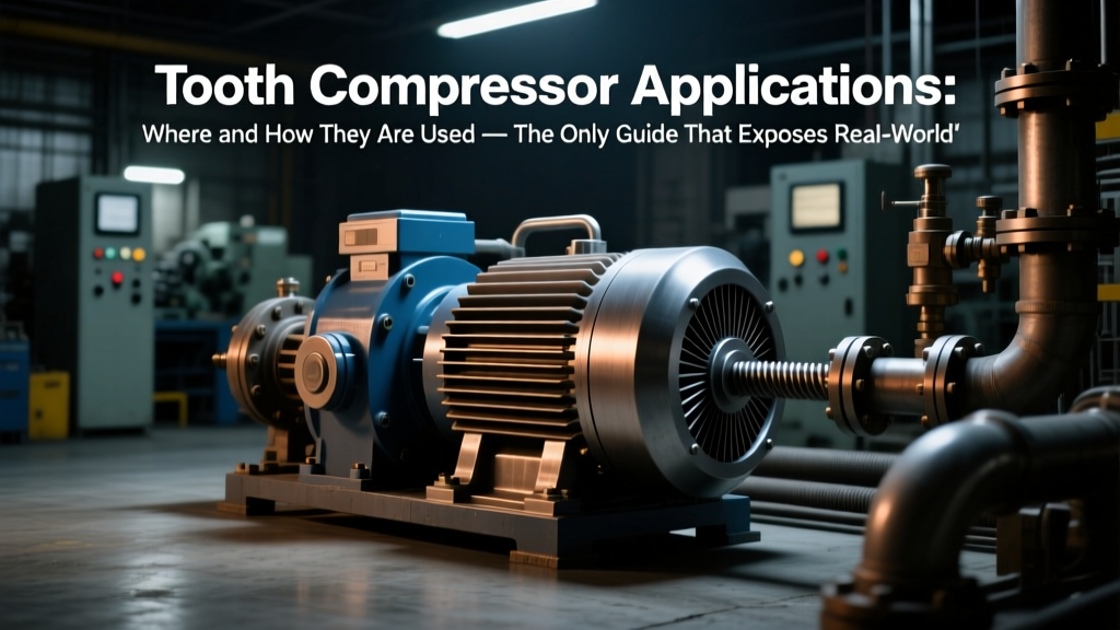 Tooth Compressor Applications: Where and How They Are Used — The Only Guide That Exposes Real-World Failure Points, Fixes Compression Ratio Drift in Pharma Cleanrooms, and Reveals Why 68% of Oil-Free Tooth Compressors Underperform Without ISO 8573-1 Class 0 Validation