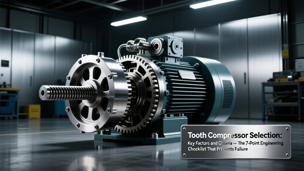 Tooth Compressor Selection: Key Factors and Criteria — The 7-Point Engineering Checklist That Prevents Costly Air System Failures (Backed by ISO 8573 & ASME BPVC Data)
