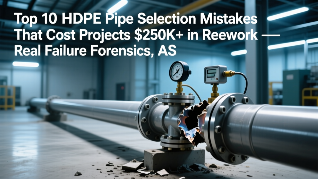 Top 10 HDPE Pipe Selection Mistakes That Cost Projects $250K+ in Rework — Real Failure Forensics, ASME-Compliant Fixes, and a Field-Tested Decision Matrix You Can Use Today