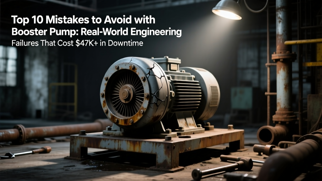 Top 10 Mistakes to Avoid with Booster Pump: Real-World Engineering Failures That Cost $47K+ in Downtime (and Exactly How to Sidestep Each One Before Your Next Project)