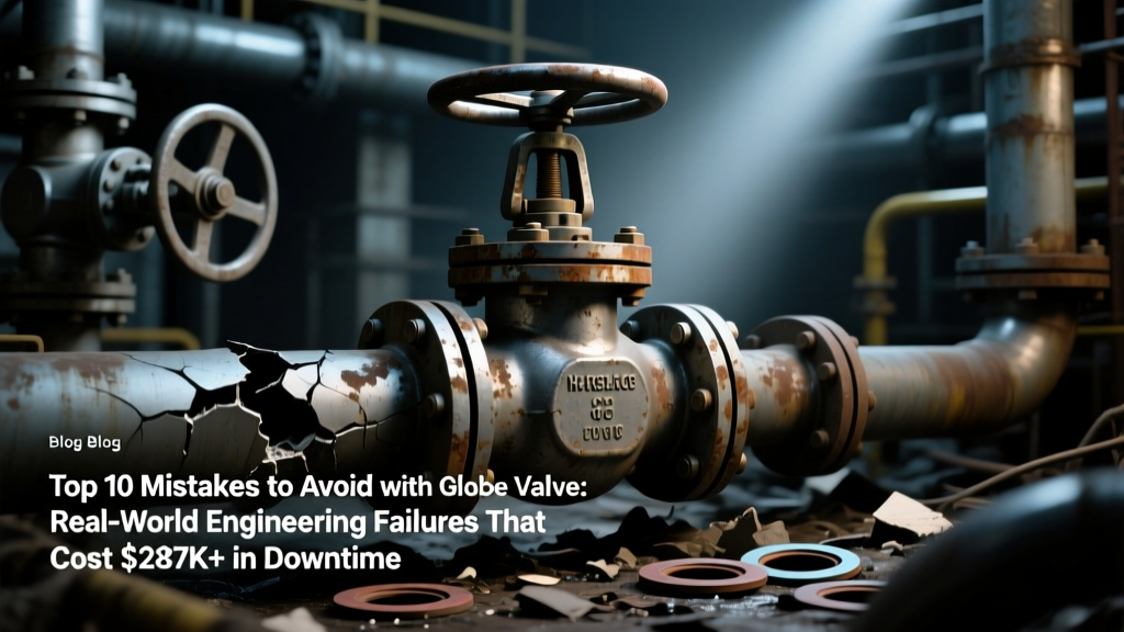 Top 10 Mistakes to Avoid with Globe Valve: Real-World Engineering Failures That Cost $287K+ in Downtime, Safety Violations, and Regulatory Fines — And Exactly How to Prevent Each One