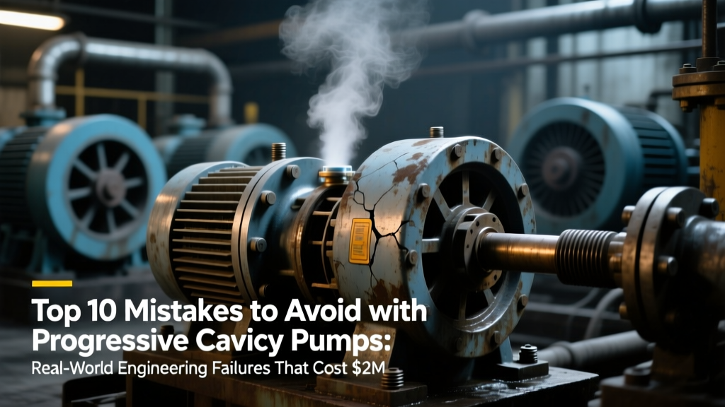 Top 10 Mistakes to Avoid with Progressive Cavity Pumps: Real-World Engineering Failures That Cost $287K in Downtime Last Year (and Exactly How to Prevent Each One)