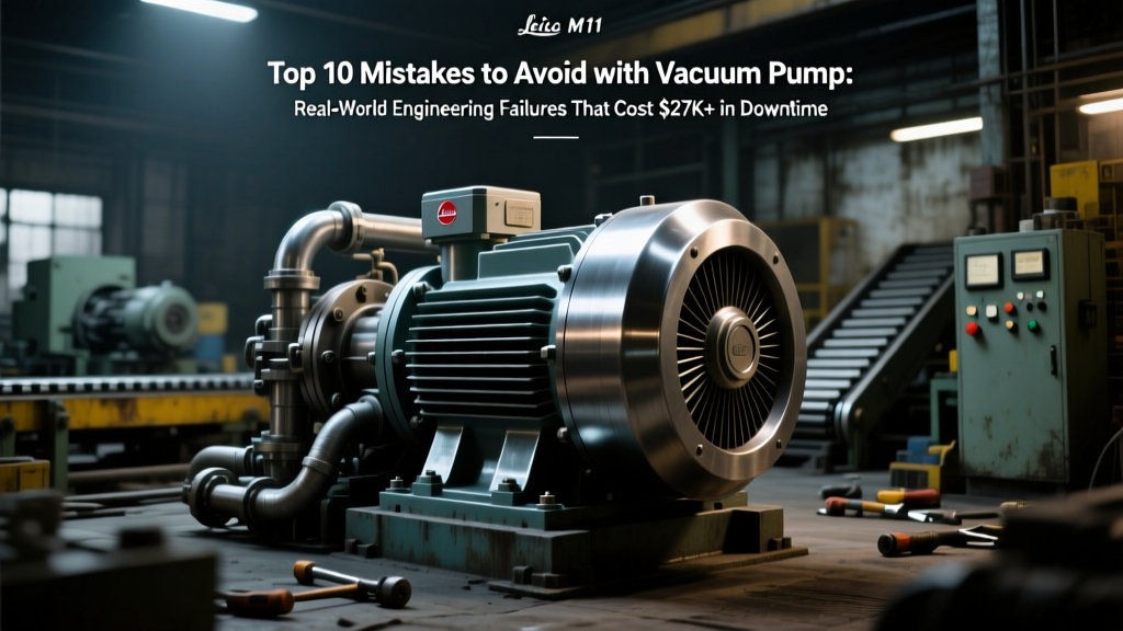 Top 10 Mistakes to Avoid with Vacuum Pump: Real-World Engineering Failures That Cost $27K+ in Downtime, Safety Violations, and Regulatory Fines (and Exactly How to Prevent Each One)
