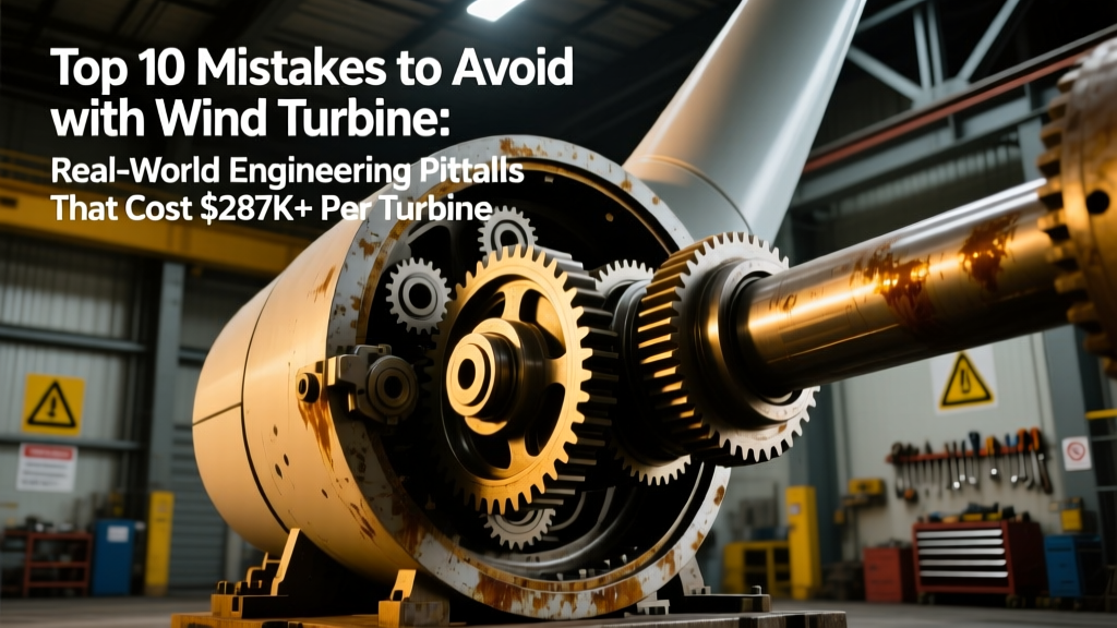 Top 10 Mistakes to Avoid with Wind Turbine: Real-World Engineering Pitfalls That Cost $287K+ Per Turbine Annually (and Exactly How to Fix Them Before Commissioning)