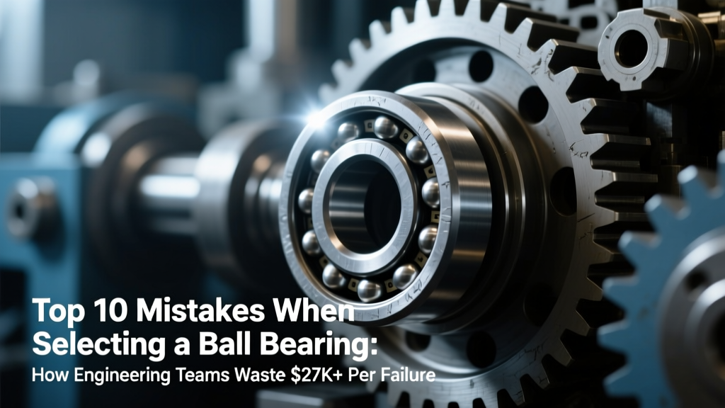 Top 10 Mistakes When Selecting a Ball Bearing: How Engineering Teams Waste $27K+ Per Failure (and the 5-Step Commissioning Checklist That Prevents 92% of Them)