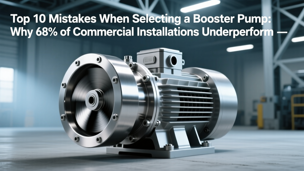 Top 10 Mistakes When Selecting a Booster Pump: Why 68% of Commercial Installations Underperform (and How Engineers Fix Them Before Startup)