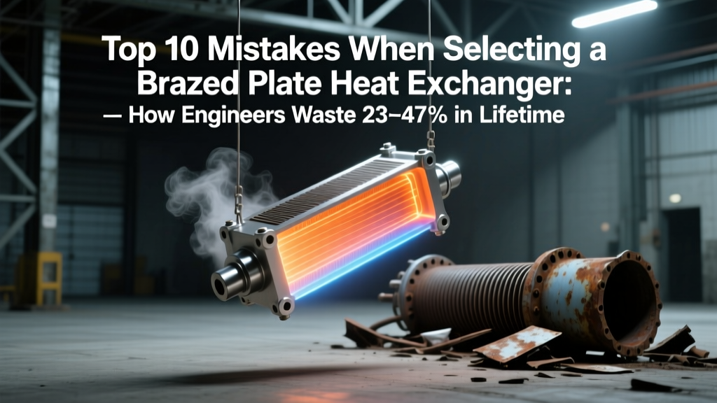 Top 10 Mistakes When Selecting a Brazed Plate Heat Exchanger: How Engineers Waste 23–47% in Lifetime Energy Costs (and What to Do Instead)