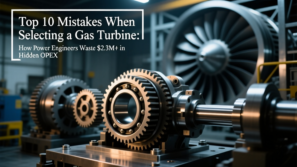 Top 10 Mistakes When Selecting a Gas Turbine: How Power Engineers Waste $2.3M+ in Hidden OPEX, Missed Efficiency Gains, and Forced Outages — Avoid These Real-World Pitfalls Before Your Next Spec Sheet Is Signed