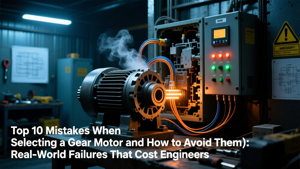 Top 10 Mistakes When Selecting a Gear Motor (and How to Avoid Them): Real-World Failures That Cost Engineers $27K+ in Downtime, Rework, and Warranty Claims — Plus Our Field-Tested 7-Step Selection Checklist